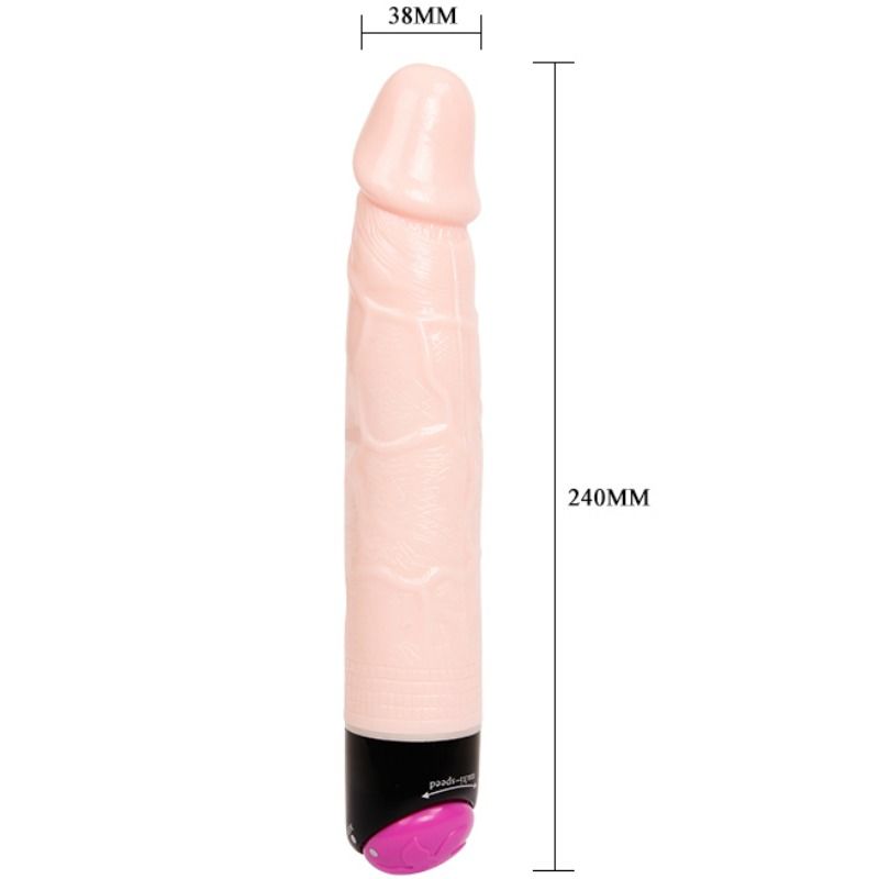 VIBRAZIONE E ROTAZIONE SESSUALE COLORATA 24 CM - CHARME VIBE