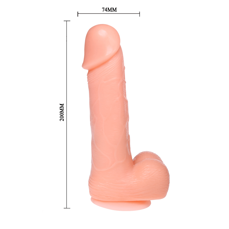DILDO DONG REALISTICO VIBRAZIONE E ROTAZIONE 20 CM - CHARME VIBE