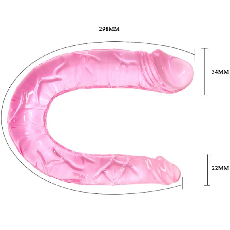 DOPPIO DONG DOPPIO DILDO ROSA - CHARME VIBE