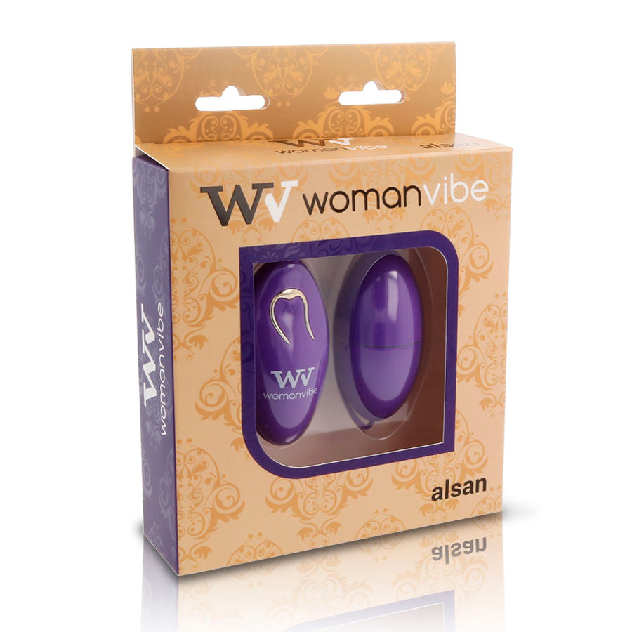 ALSAN EGG TELECOMANDO SILICONE NERO VIOLA - CHARME VIBE
