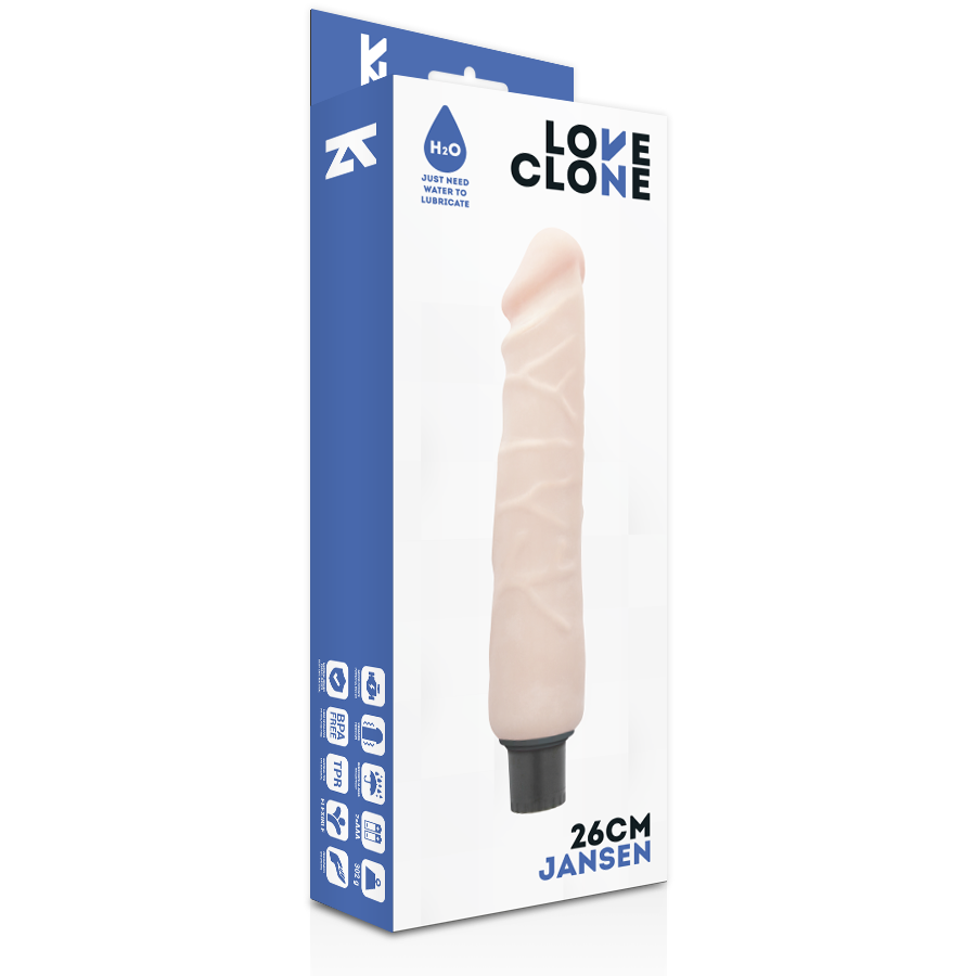 VIBRATORE AUTOLUBRIFICANTE JANSEN 26 CM O 4.2 CM - CHARME VIBE