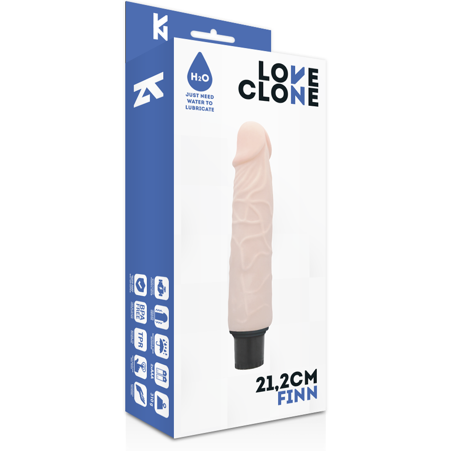 VIBRATORE AUTOLUBRIFICANTE FINN 21.2 CM O 3.8 CM - CHARME VIBE