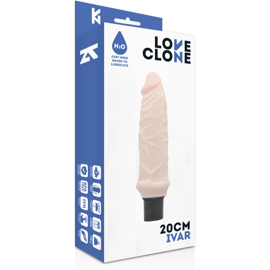IVAR VIBRATORE AUTOLUBRIFICANTE 20 CM O 3.7 CM - CHARME VIBE