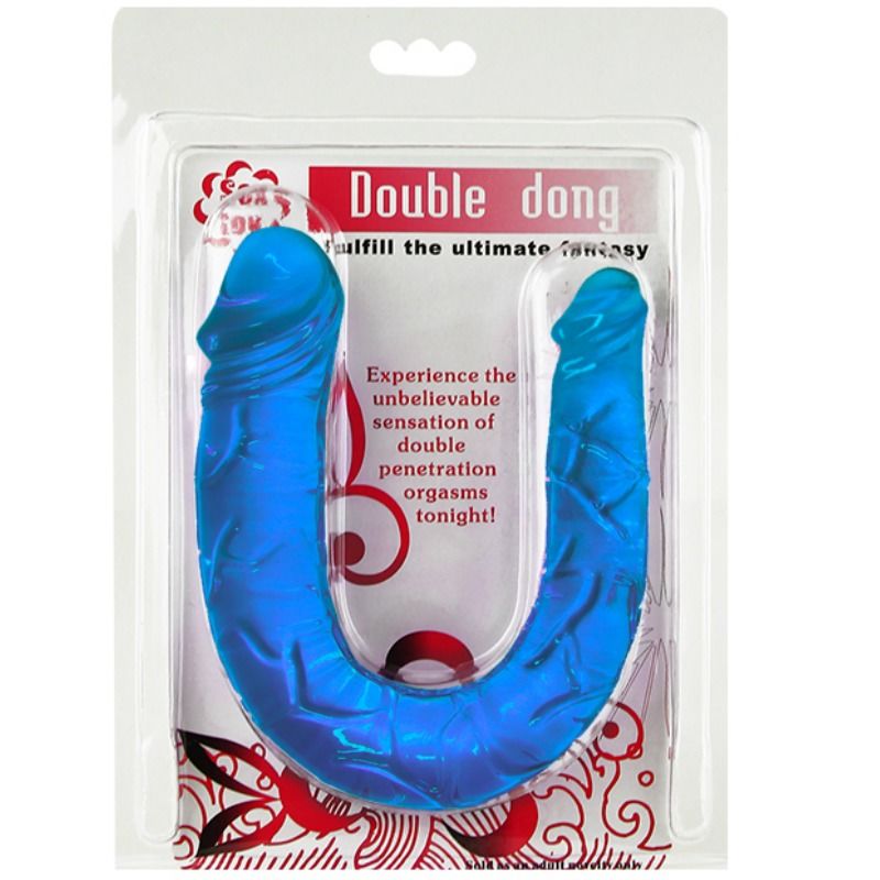 DOPPIO DONG DOPPIO DILDO BLU - CHARME VIBE