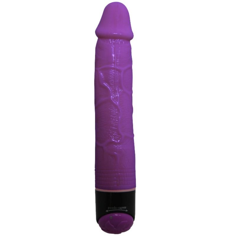 VIBRATORE REALISTICO SEX COLORATO LILLA 23 CM - CHARME VIBE