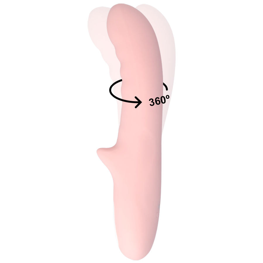 PISA VIBRATORE ROTATORE ROSA - CHARME VIBE
