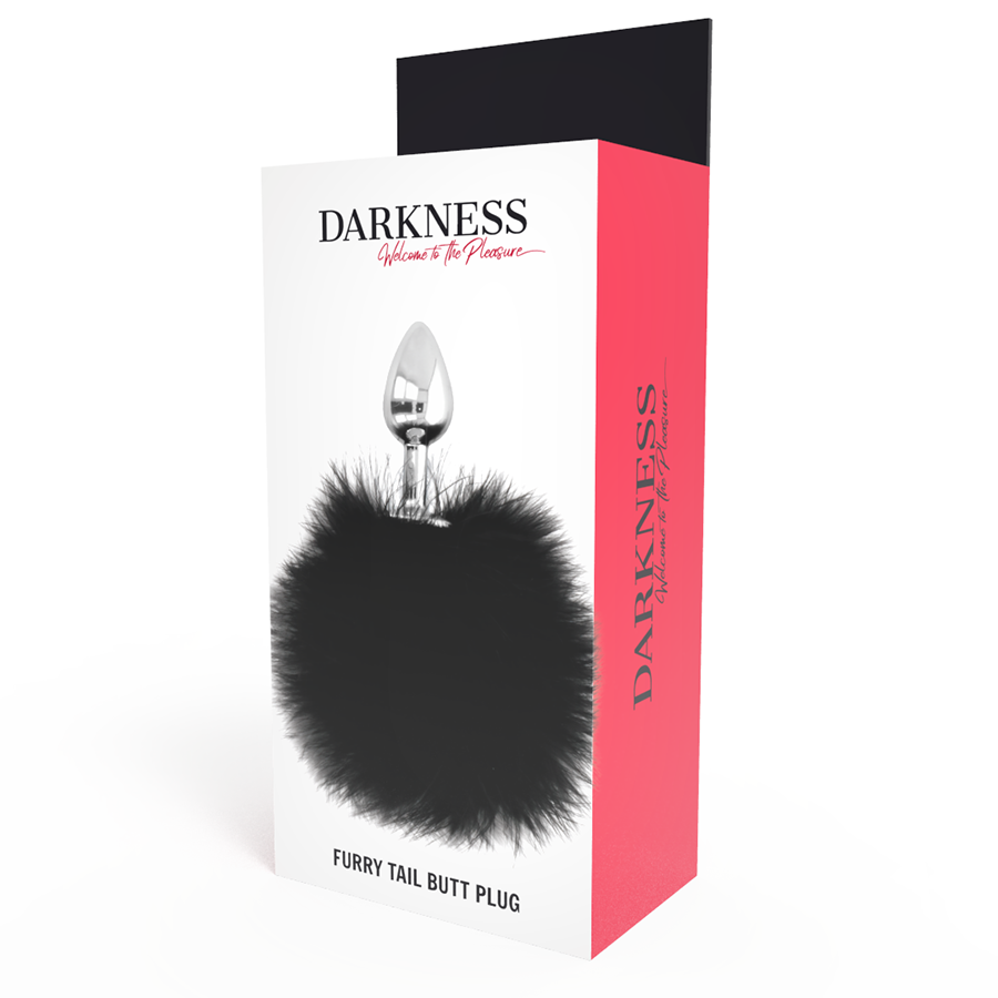 BUTTPLUG ANALE EXTRA CON CODA NERA 7 CM - CHARME VIBE