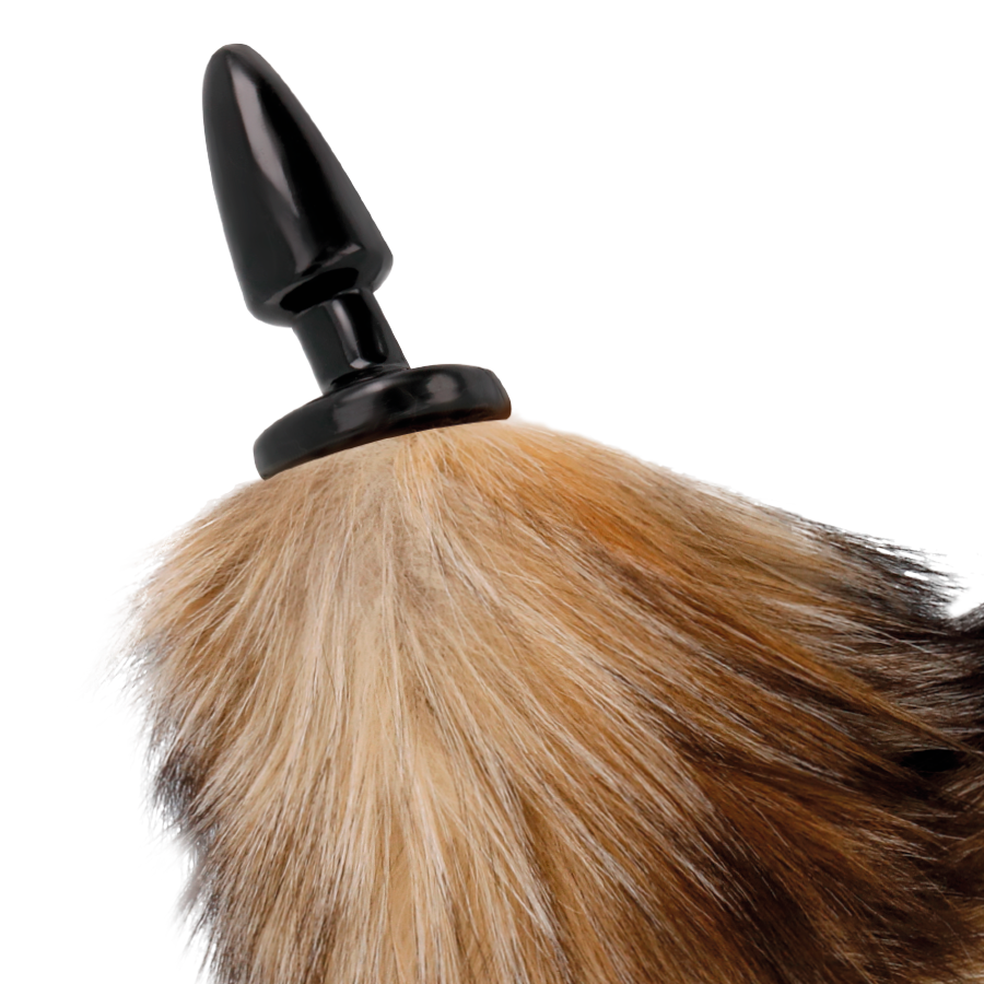 CODA NATURALE CON PLUG ANALE IN SILICONE 10 CM - CHARME VIBE