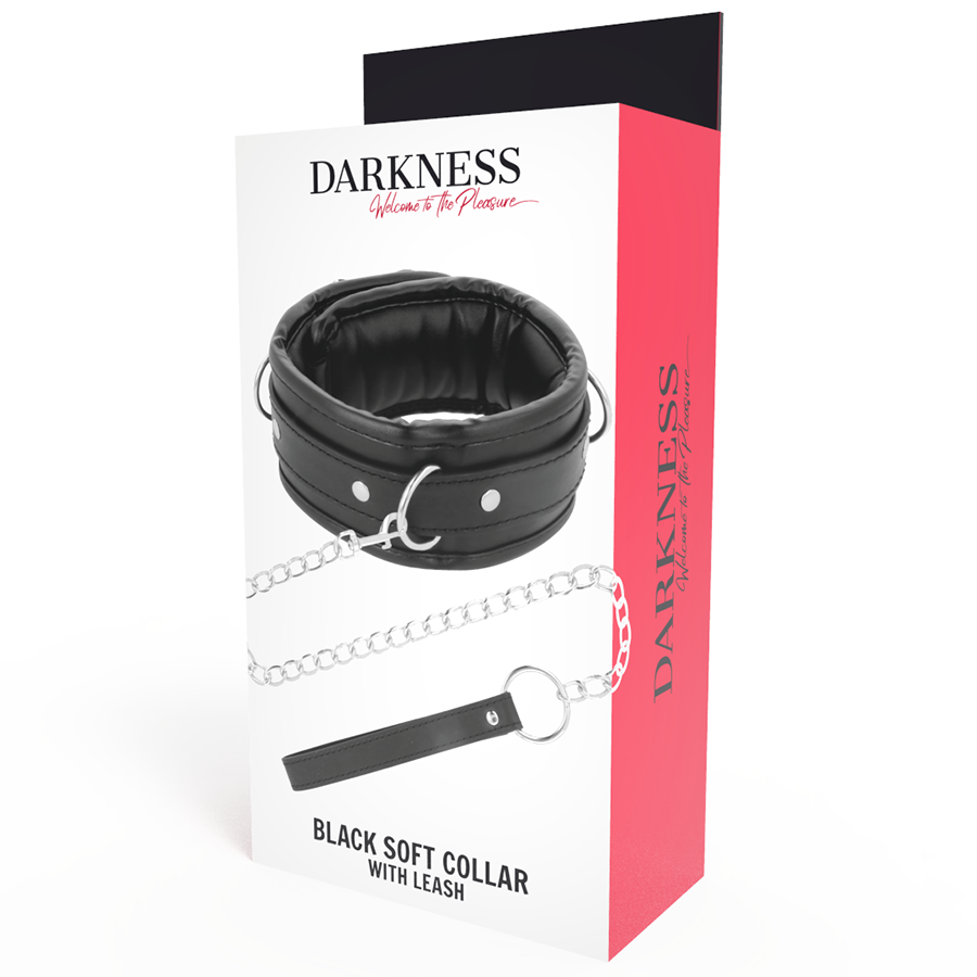 COLLANA IN MORBIDA PELLE CON CATENA - CHARME VIBE