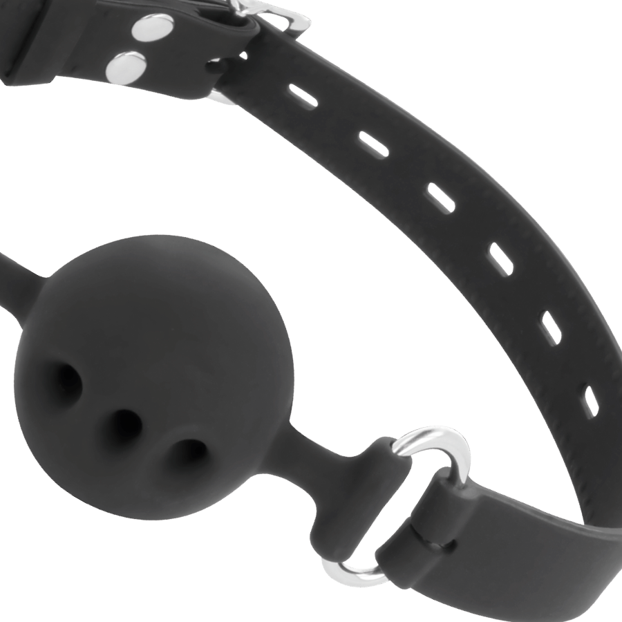 BAVAGLINO IN SILICONE TRASPIRANTE NERO -CHARME VIBE
