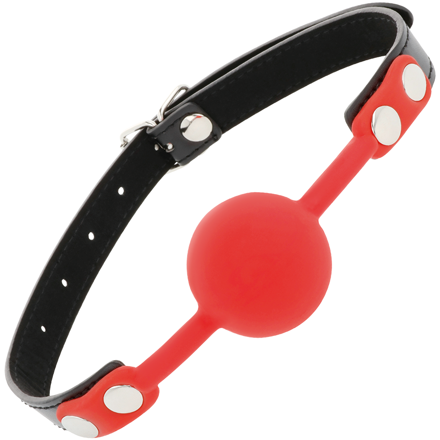 BAVAGLINO IN SILICONE ROSSO -CHARME VIBE