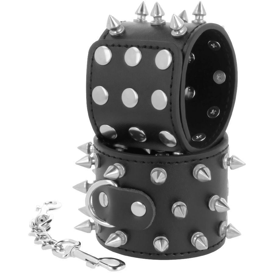 MANETTE CON TESCHI E OSSA NERE CON SPUNTE - CHARME VIBE