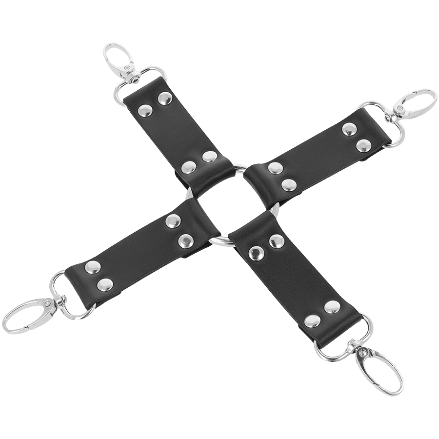 MANETTE IN PELLE PER PIEDI E MANI NERE - CHARME VIBE