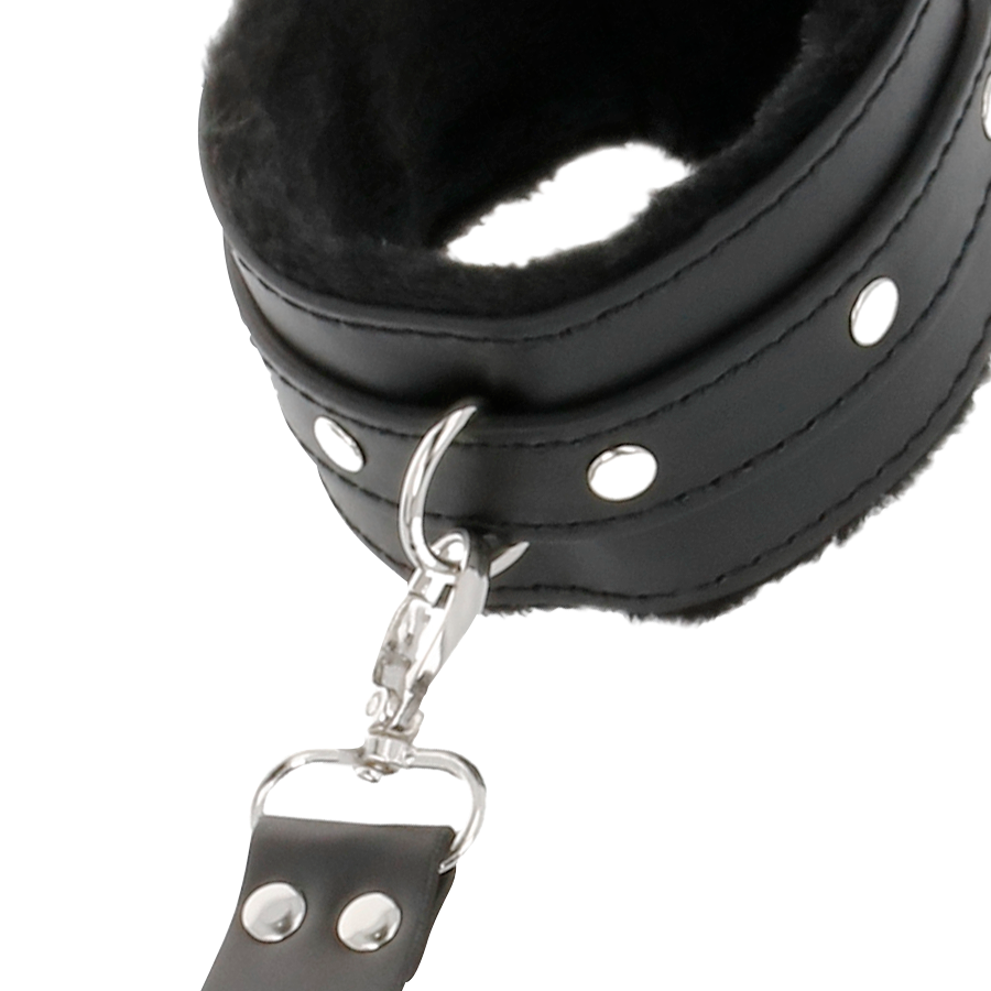 MANETTE IN PELLE PER PIEDI E MANI NERE - CHARME VIBE