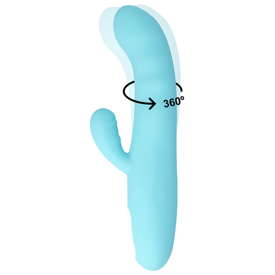 VIBRATORE ROTANTE EIFFEL BLU TURCHESE - CHARME VIBE