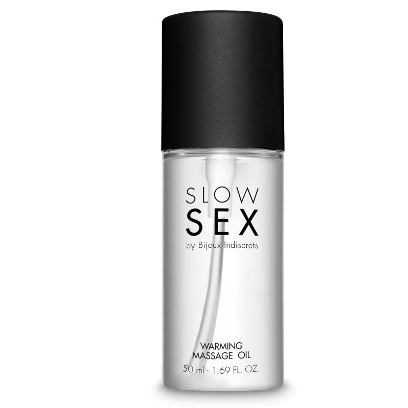 OLIO DA MASSAGGIO SESSO LENTO EFFETTO CALORE 50 ML - CHARME VIBE