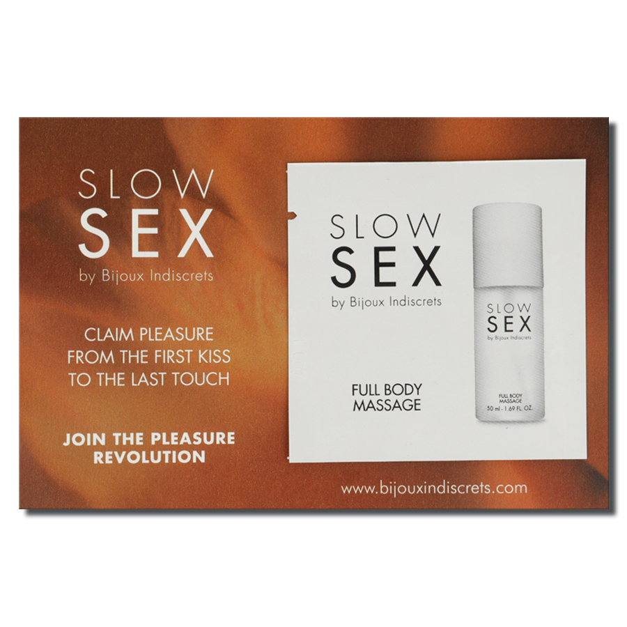 SLOW SEX MASSAGGIO CORPO COMPLETO GEL DA MASSAGGIO 2 ML - CHARME VIBE
