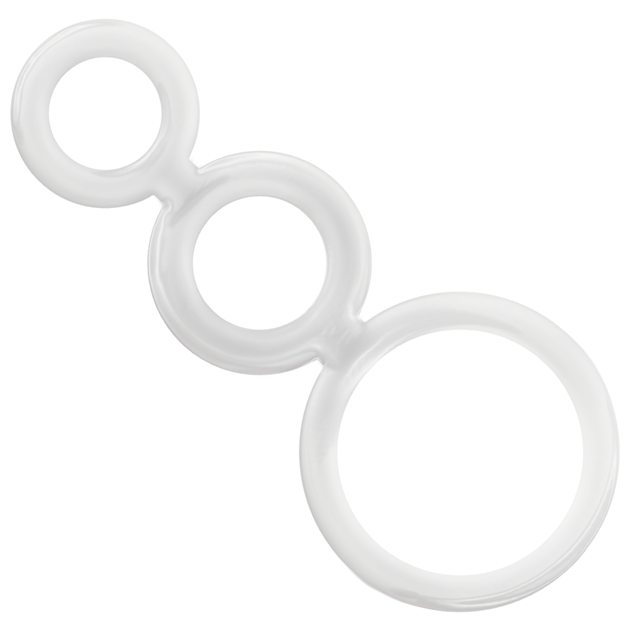SET DI ANELLI PER PENE TRASPARENTE - CHARME VIBE