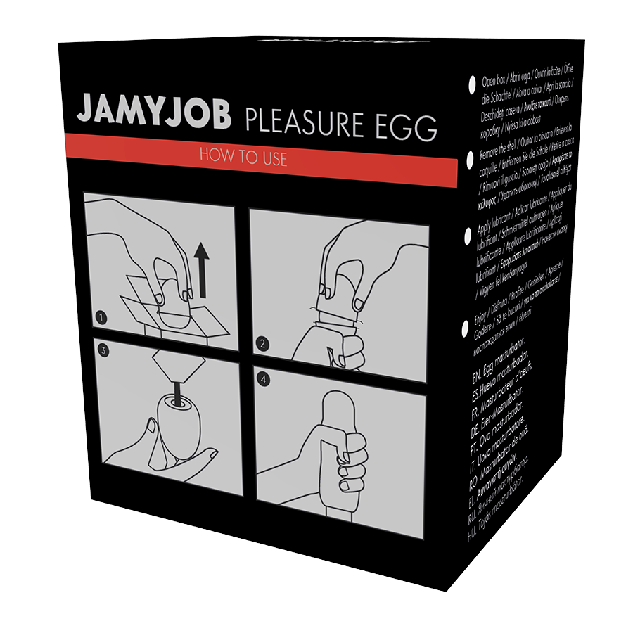 MASTURBATORE EGG VERSIONE NERA DISCRETT - CHARME VIBE