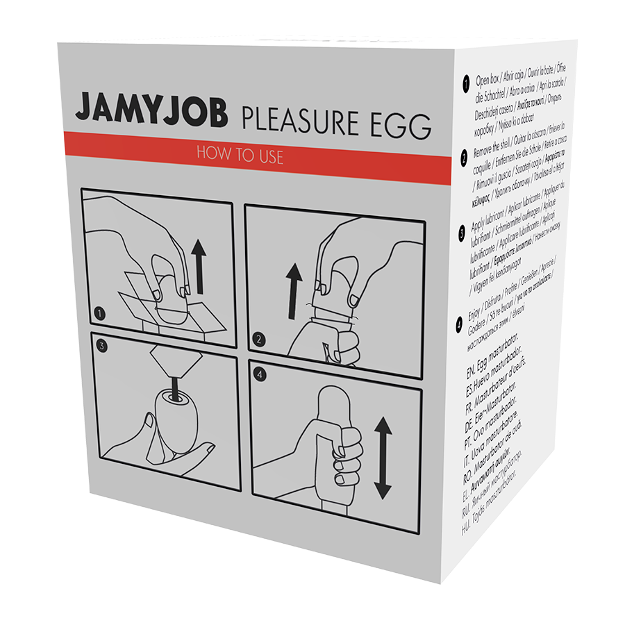 EGG MASTURBATOR EDIZIONE ROSSA DISCRETT - CHARME VIBE