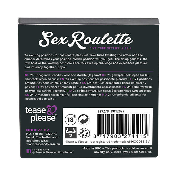 SEX ROULETTE KAMASUTRA - CHARME VIBE