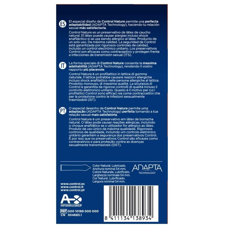 ADAPTA NATURE CONDOMS 24 UNITS - CHARME VIBE