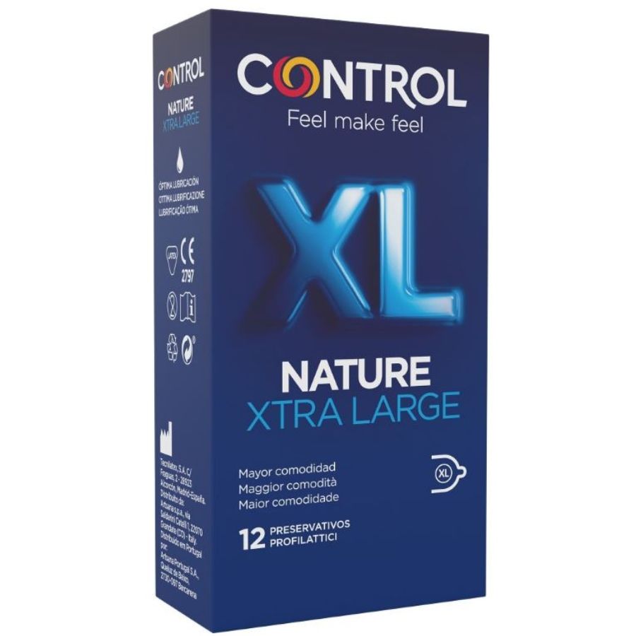 ADAPTA NATURE XL CONDOMS 12 UNITS - CHARME VIBE