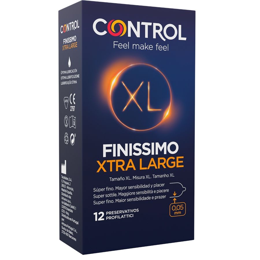 PRESERVATIVI FINISSIMO XL 12 UNITÀ - CHARME VIBE