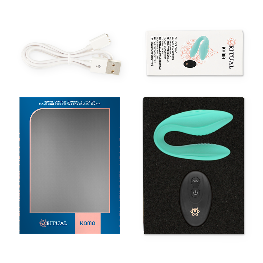 TELECOMANDO KAMA PER COPPIE AQUA - CHARME VIBE