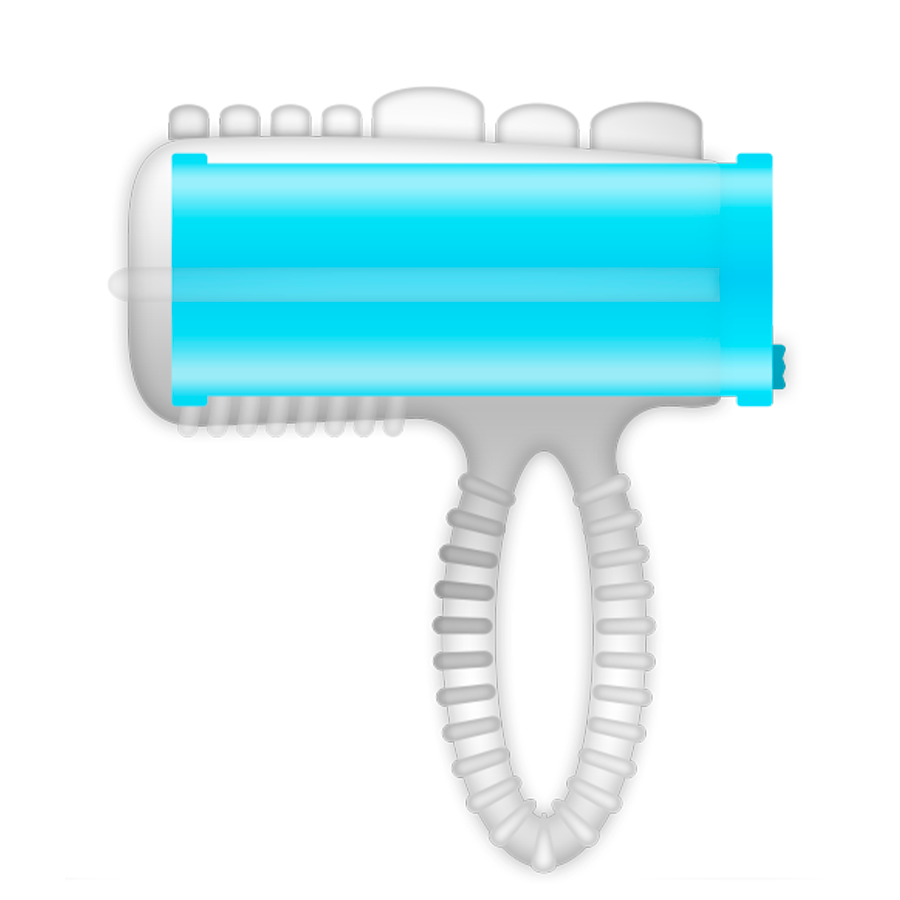 ANELLO LINGUA VIBRANTE BLU - CHARME VIBE