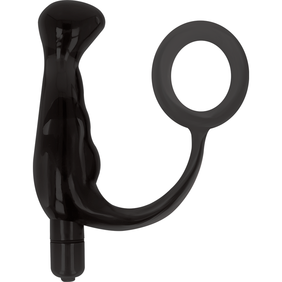 VIBRATORE PROST TICO NERO 10 CM - CHARME VIBE