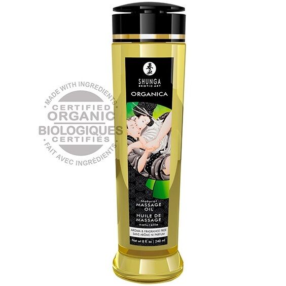 OLIO DA MASSAGGIO BIOLOGICO NATURALE 240 ML - CHARME VIBE