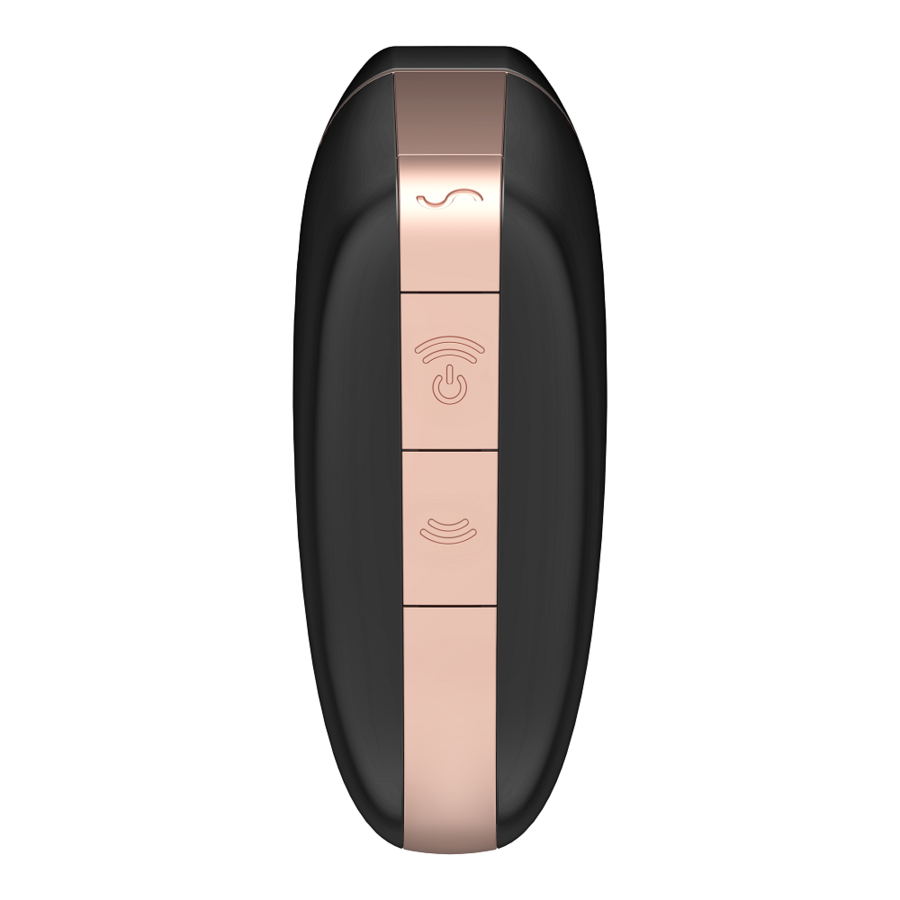 STIMOLATORE E VIBRATORE TRIANGOLO LOVE NERO - CHARME VIBE