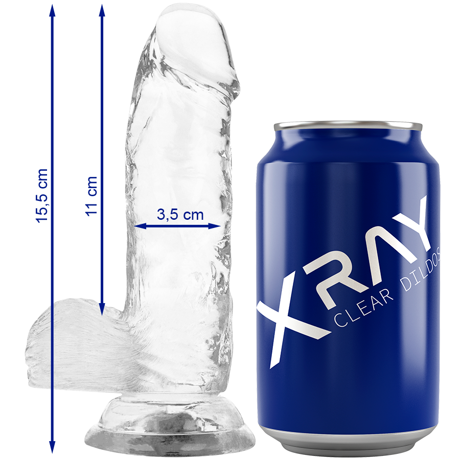 PENE TRASPARENTE CON SFERE 15.5 CM O 3.5 CM - CHARME VIBE