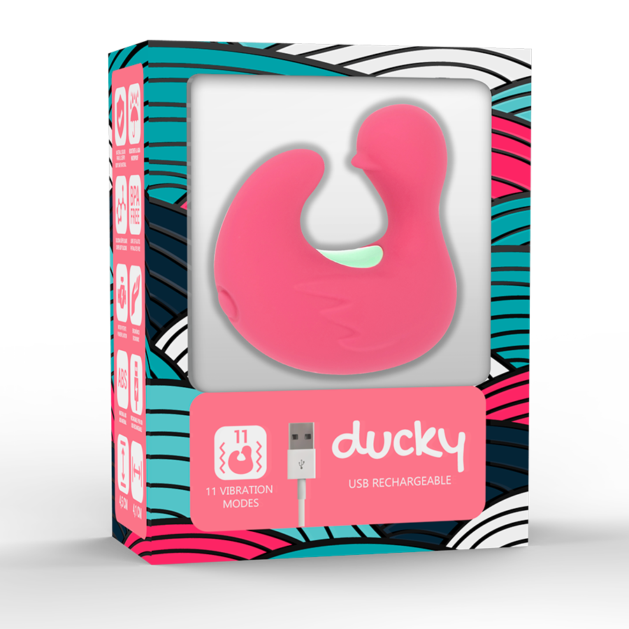 DITO STIMOLATORE IN SILICONE RICARICABILE DUCKYMANIA - CHARME VIBE