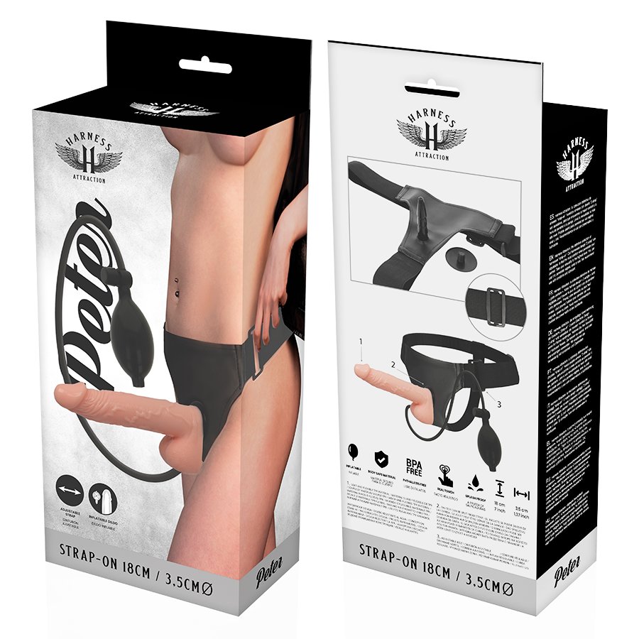 RNES PETER CON PENE GONFIABILE 18 CM O 3.5 CM - CHARME VIBE