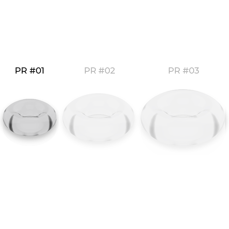 ANELLO PER PENE SUPER FLESSIBILE E RESISTENTE 3,5 CM TRASPARENTE - CHARME VIBE