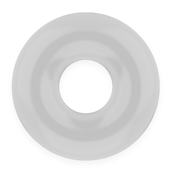 ANELLO PER PENE SUPER FLESSIBILE E RESISTENTE 3,5 CM TRASPARENTE - CHARME VIBE