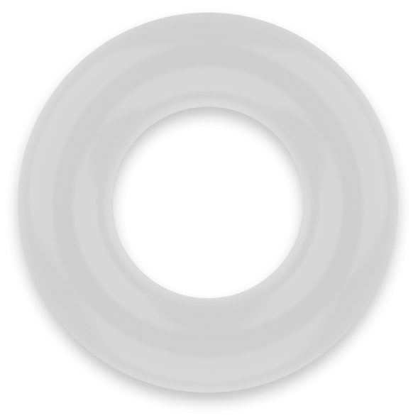 ANELLO PER PENE SUPER FLESSIBILE E RESISTENTE 3,8 CM PR04 TRASPARENTE - CHARME VIBE