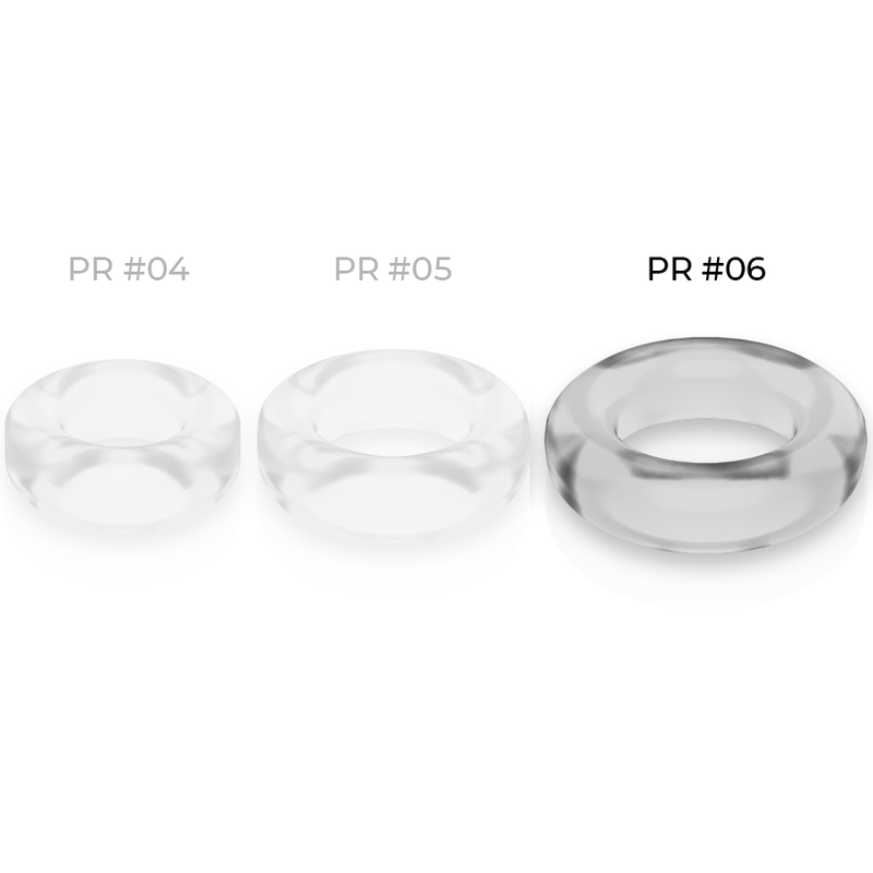 ANELLO PER PENE SUPER FLESSIBILE E RESISTENTE 5CM PR03 TRASPARENTE - CHARME VIBE