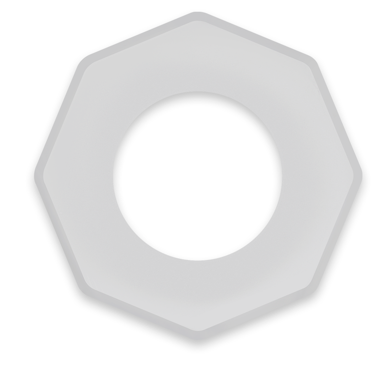 ANELLO PER PENE SUPER FLESSIBILE E RESISTENTE 5CM PR10 TRASPARENTE - CHARME VIBE
