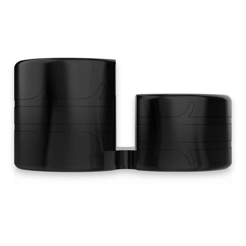ANELLO PER DOPPIO PENE SUPER FLESSIBILE E RESISTENTE PR09 NERO - CHARME VIBE