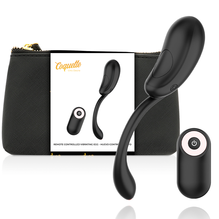 UOVO VIBRANTE TELECOMANDO RICARICABILE NERO/ORO - CHARME VIBE