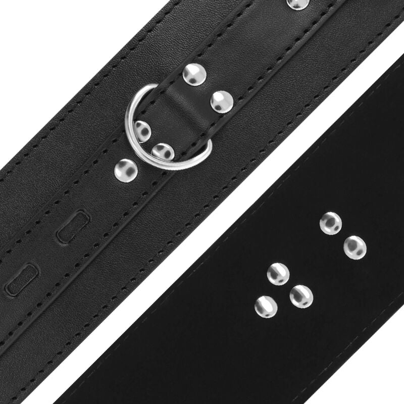 MANETTE IN PELLE NERA - CHARME VIBE