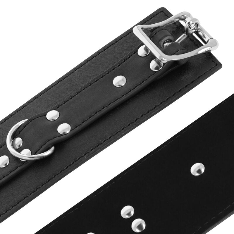 MANETTE IN PELLE NERA - CHARME VIBE