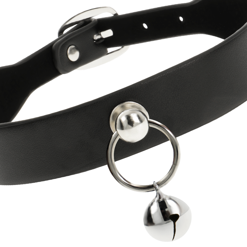 COLLANA IN PELLE VEGANA ACCESSORIO DONNA SONAGLIO/CERCHIO - CHARME VIBE