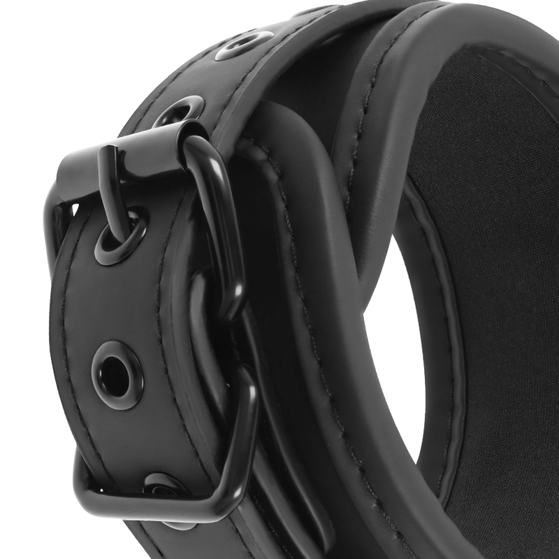 COLLANA E MANETTE IN PELLE VEGANA CON FODERA IN NOPRENE - CHARME VIBE