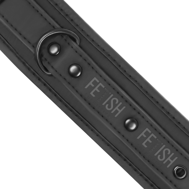 COLLANA E MANETTE IN PELLE VEGANA CON FODERA IN NOPRENE - CHARME VIBE