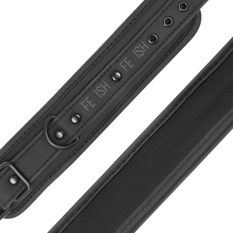 COLLANA E MANETTE IN PELLE VEGANA CON FODERA IN NOPRENE - CHARME VIBE