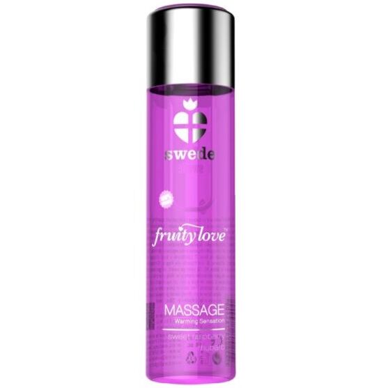 FRUITY LOVE OLIO DA MASSAGGIO EFFETTO RISCALDANTE LAMPONE ROSA E RABARBARO 60 ML - CHARME VIBE